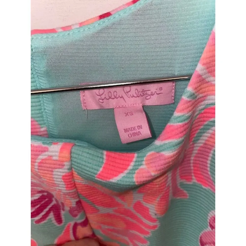 Lilly Pulitzer Sheath Dress Sz XS  EUC - Picture 3 of 3